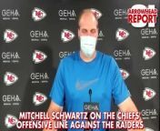 Kansas City Chiefs right tackle Mitchell Schwartz talks about the Chiefs&#39; offensive line performance in their loss to the Las Vegas Raiders.