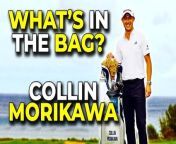 Collin Morikawa talks through the clubs and other gear in his golf bag for the 2024 season