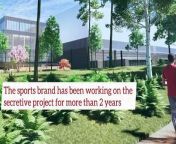 The international sports brand will open a logistics campus in a 43-acre site in Corby