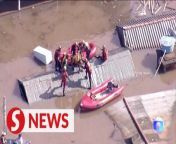 The horse trapped on a roof due to flooding in Canoas, south of Brazil, was finally rescued by a joint team of firefighters and veterinarians on Thursday (May 9).&#60;br/&#62;&#60;br/&#62;The horse had been at the place for at least 24 hours.&#60;br/&#62;&#60;br/&#62;It was initially thought that a helicopter would be used to rescue him, but he was eventually tranquilised and brought ashore by boat.&#60;br/&#62;&#60;br/&#62;WATCH MORE: https://thestartv.com/c/news&#60;br/&#62;SUBSCRIBE: https://cutt.ly/TheStar&#60;br/&#62;LIKE: https://fb.com/TheStarOnline