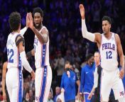 Philadelphia 76ers are Mounting a Comeback vs New York Knicks from nika pa