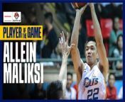 PBA Player of the Game Highlights: Allein Maliksi makes key contributions in 4th period as Meralco shocks San Miguel from mom and san video3gp
