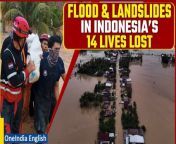 Torrential rain caused floods and landslides in Indonesia&#39;s Sulawesi, claiming 14 lives and displacing residents. Rescue operations evacuated affected individuals, with over 1,000 homes impacted. Indonesia faces frequent natural disasters during heavy rains, highlighting the need for robust disaster response mechanisms to aid affected populations. &#60;br/&#62; &#60;br/&#62; &#60;br/&#62;#Indonesia #Indonesianews #indonesiafloods #indonesianewslive #indonesianewstodaylive #indonesianewsenglish #indonesianewsvolcano#Oneindia #OneindiaNews &#60;br/&#62;~PR.320~GR.122~HT.318~ED.155~