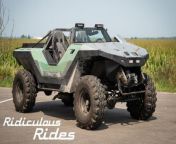 ONE man has spent five years, and thousands of dollars, single-handedly recreating the iconic Warthog truck from the Halo video games. Bryant Havercamp, a phone technician from Michigan, built the incredibly-detailed replica completely by himself, using traditional fabrication methods, a 3D printer, and the frame of a 1984 Chevy K10. The fully street-legal recreation is based on a 3D model extracted directly from the Halo game, allowing Bryant to match the truck’s measurements to the in-game version. Bryant told Barcroft Media: “Most people when they see this thing are just absolutely floored with how realistic it looks.&#92;