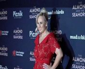 Rebel Wilson dazzled in red dress at the UK premiere of The Almond and the Seahorse.Source: PA