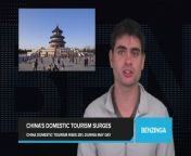China saw a 28% increase in domestic tourism during the 5-day May Day holiday period compared to 2019. However, total tourism revenue was up only 13.% compared to 2019 due to travelers spending less per trip, with average spending down 6%. Weakening economic growth, job prospects, and the real estate downturn have made Chinese consumers more cautious in their spending. Retail sales growth slowed to just over 3% in March while consumer price inflation was a mild 0.1%, reflecting soft consumer demand.