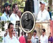 Director Sangeeth Sivan, who passed away in Mumbai on May 8, was honored by family, colleagues, and stars at the Oshiwara Crematorium. Anupam Kher, Fardeen Khan, Riteish Deshmukh and more attended his funeral.