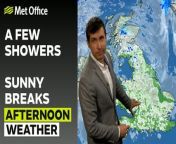 A largely fine day but will remain cloudy for most, with the odd isolated shower in places. In Scotland, there will a few outbreaks of rain across central areas.– This is the Met Office UK Weather forecast for the morning of 07/05/24. Bringing you today’s weather forecast is Alex Burkill.