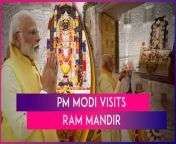 On May 5, Prime Minister Narendra Modi offered prayers at the Ram Temple in Ayodhya. PM Modi was in Ayodhya, Uttar Pradesh for his roadshow on the &#39;Ram Path&#39;. Prior to PM Modi, Uttar Pradesh Chief Minister Yogi Adityanath offered prayers at the Ram Mandir. This was PM Modi’s first trip to Ayodhya after the &#39;Pran Pratishtha&#39; ceremony at the Ram temple on January 22. Watch the video to know more.&#60;br/&#62;