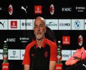 AC Milan v Cagliari, Serie A 2023\ 24: the pre-match press conference from zejko vasic milan
