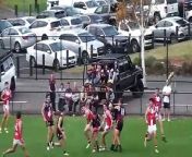 BFNL: Sandhurst's Fergus Greene takes a strong pack marks and kicks one of his 10 goals from vodafone recharge net pack