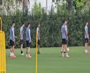 Watch: Lionel Messi returns to Inter Miami training from leea online training