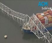 A cargo ship has crashed into the Francis Scott Key Bridge in Baltimore, Maryland in the United States. Two people have been rescued and six more remain unaccounted for as the search effort continues.&#60;br/&#62;&#60;br/&#62;