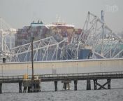The vessel struck the Francis Key Scott Bridge in the early hours of Tuesday morning