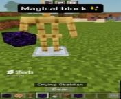 how to build magical block in Minecraft from black cue minecraft part