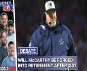 It was a surprise to Cowboy fans when Jerry decided to keep Mike McCarthy one more season. Several Cowboys insiders claim McCarthy will likely be fired if the Cowboys collapse again like in the Green Bay game. Shan, RJ, &amp; Bobby debate whether he would be hired by an NFL team in 2025