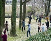 Tai Chi in a Park in Japan from japan 16 girl xla ax video ভাবি কে বিছানায় শুয়ে ছবি১৬ ব