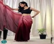 Soft Chinon || styelish modeling || FASHION SHOW from moni saree modeling show