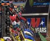2024 AMA Supercross St Louis 450 Main Event Triple Crown Race 3 from seshell sx position